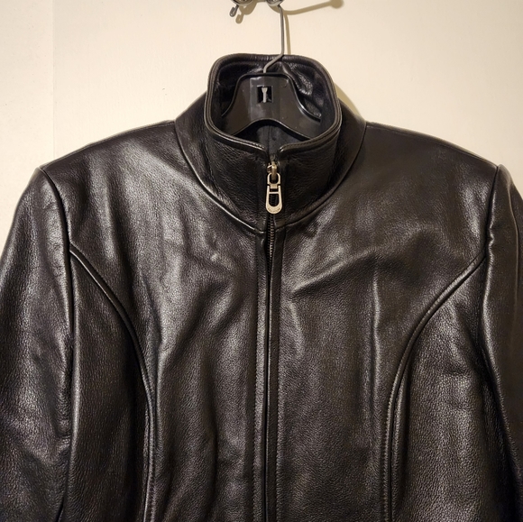 Leather Jacket Kenneth Cole Size M - Picture 5 of 10